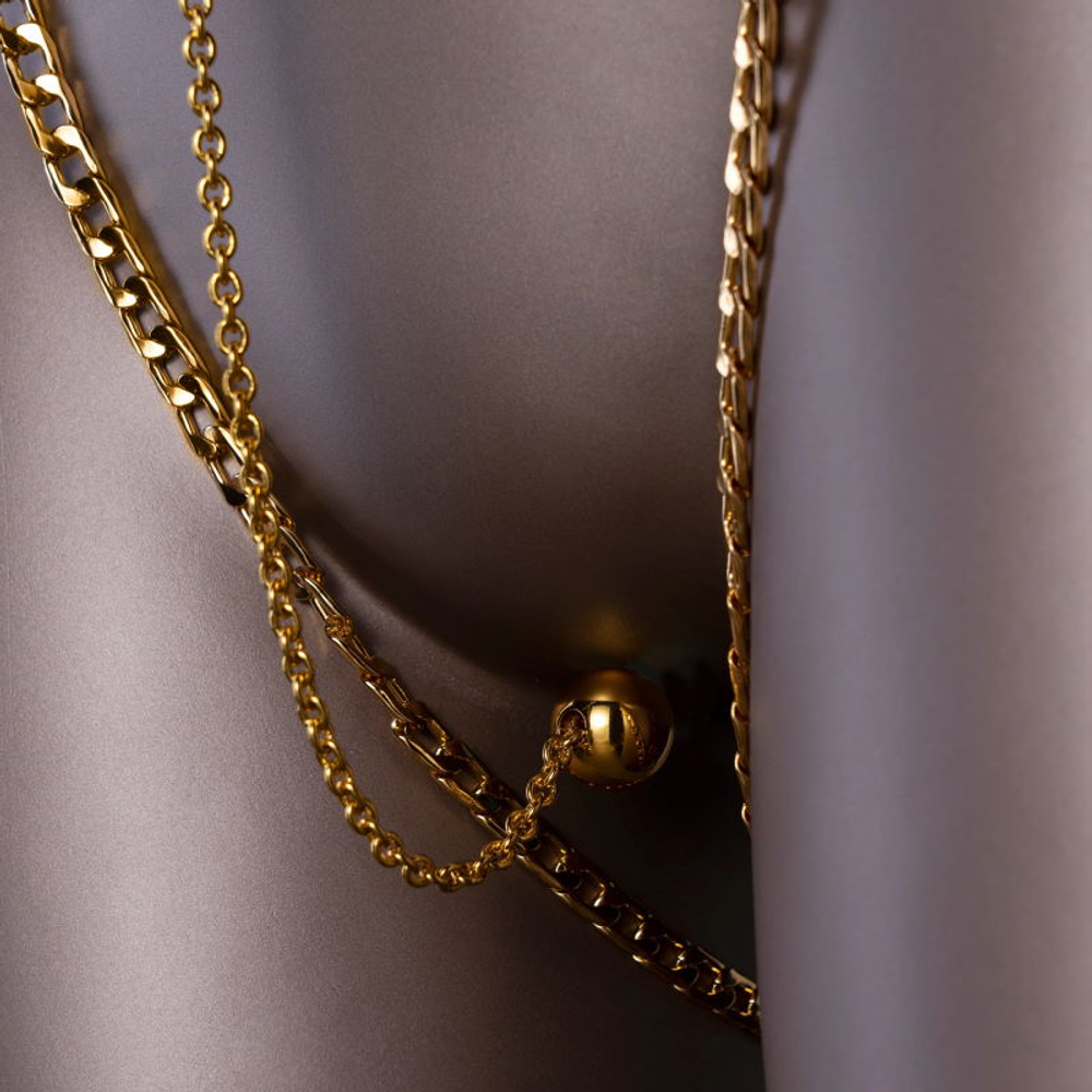 UPKO Пояс Indulge In The Restraints Collection-Belt с металическим вагинальным шариком