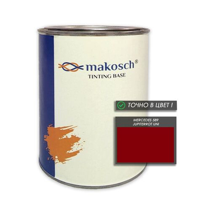 Автоэмаль makosch/MERCEDES 589, Базовая эмаль, красный, база, 800мл.