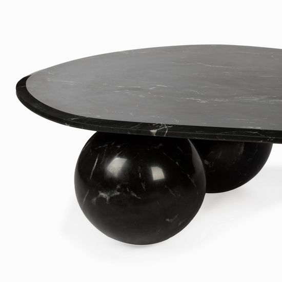 Кофейный стол Peregrine 120х60 черный индийский мрамор