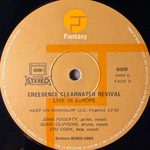 Creedence Clearwater Revival - Live In Europe 2LP (Франция 1973г.)