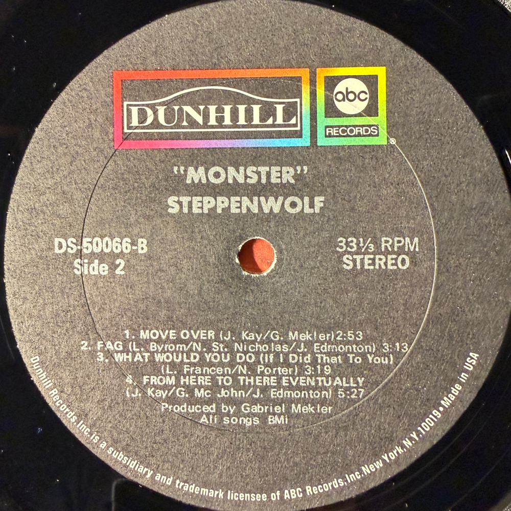 Steppenwolf - Monster (США)