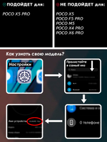 Дизайнерский чехол из пластика для XIAOMI POCO X5 PRO (не X5!) с усиленной защитой камеры и глянцем