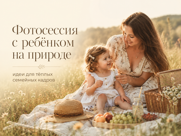Фотосессия с ребёнком на природе Фотосессия с ребёнком на природе