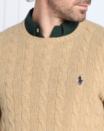 Хлопковый свитер POLO RALPH LAUREN - коричневый(710876762)