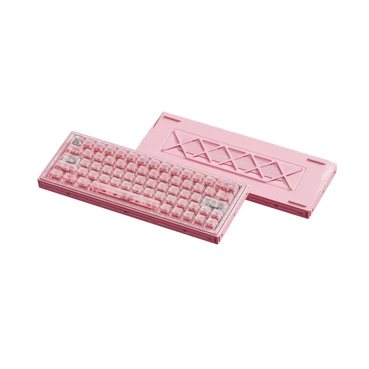 WLmouse HUAN63 HE Magnesium Alloys Keyboard Pink