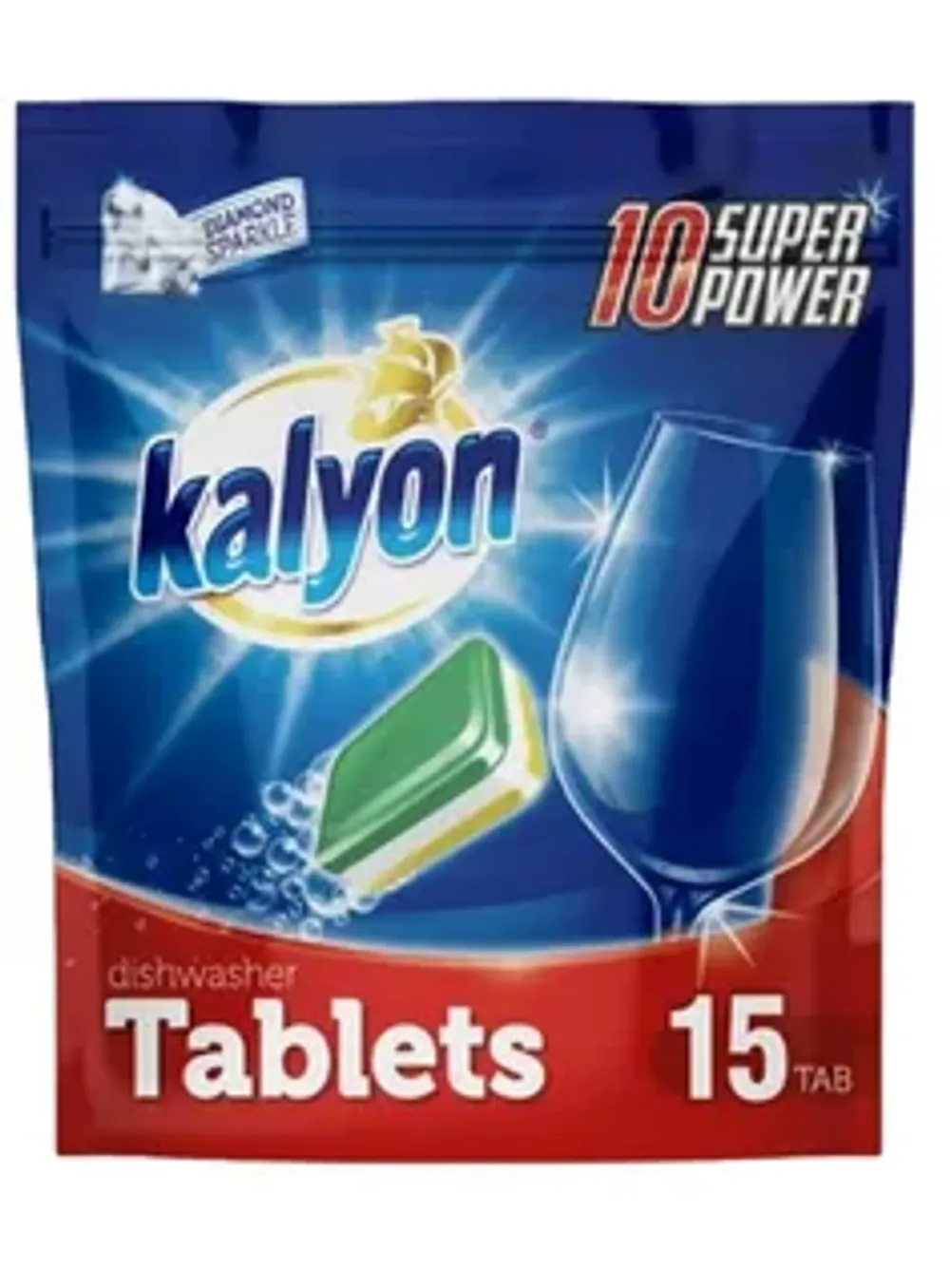 KALYON ТАБЛЕТКИ ДЛЯ ПОСУДОМОЕЧНОЙ МАШИНЫ 15 шт 300гр