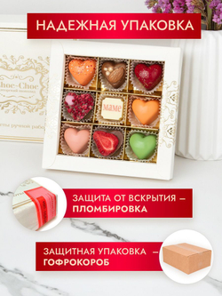 Конфеты шоколадные коробка набор подарочный Маме