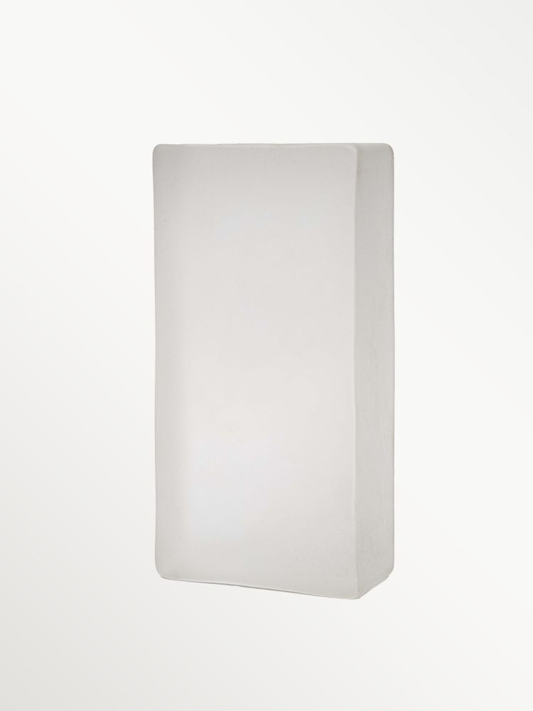 Стеклянный кирпич Glassio матовый бесцветный 20x10x5 см