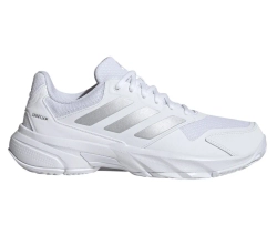 Женские Кроссовки теннисные Adidas CourtJam Control 3 W - cloud white/silver metallic/frozen purple