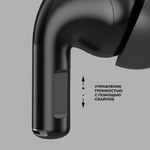 Наушники Deppa TWS-Air Pro Black с беспроводной зарядкой