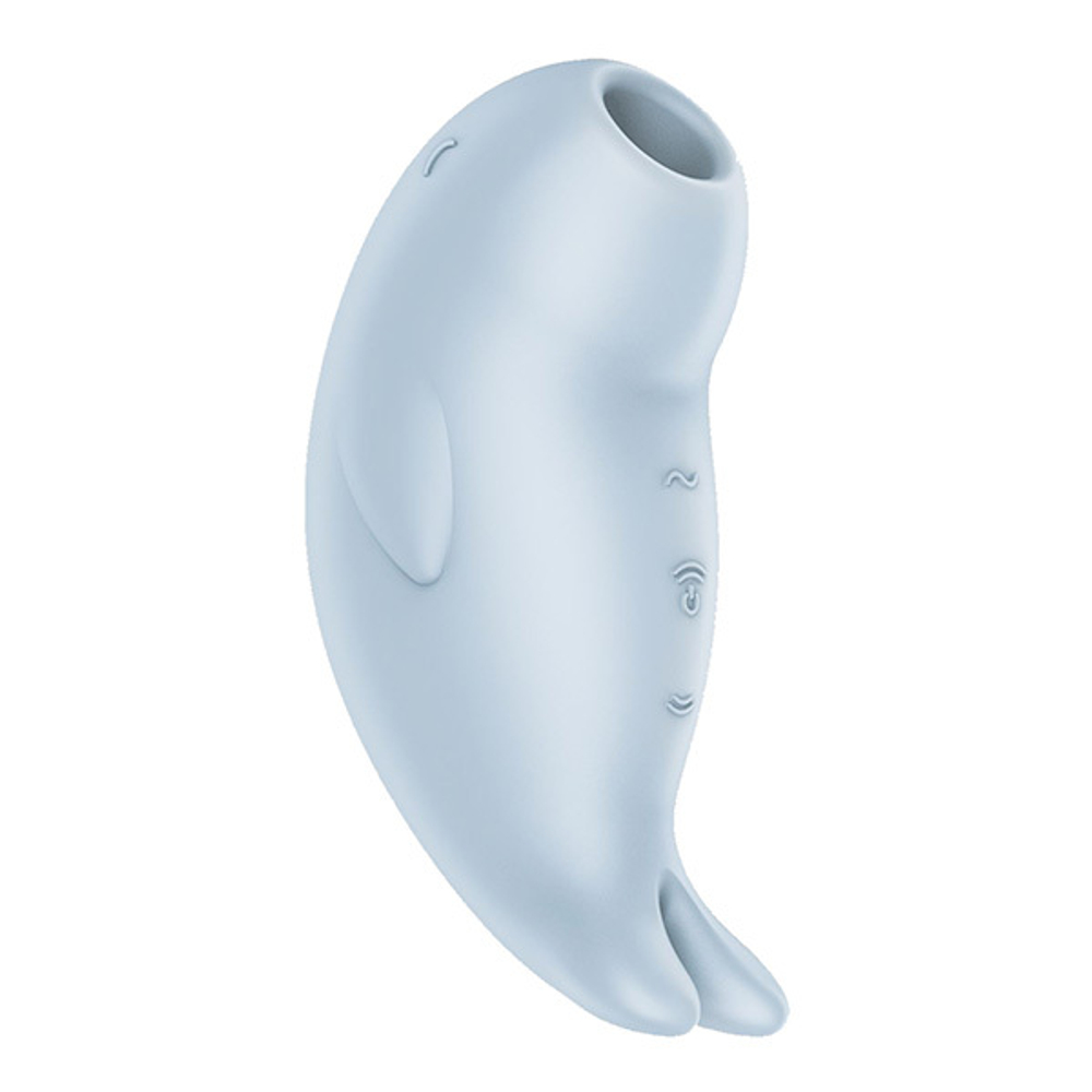 Нежно-голубой вакуумный стимулятор клитора Satisfyer Seal You Soon 4065847