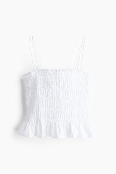 Топ на бретелях со сборками - H&M