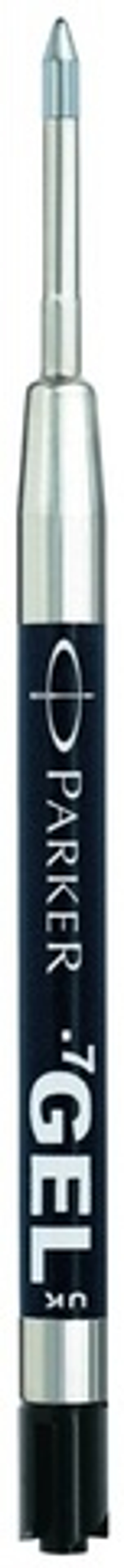 Cтержень гелевый Parker "Gel Ball Point", размер: F (тонкий), цвет: черный, в блистере.