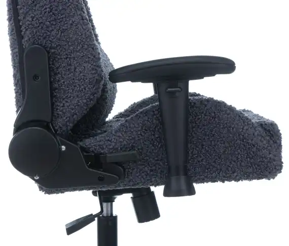 Кресло игровое Knight T1 синий экомех с подголов. крестов. металл