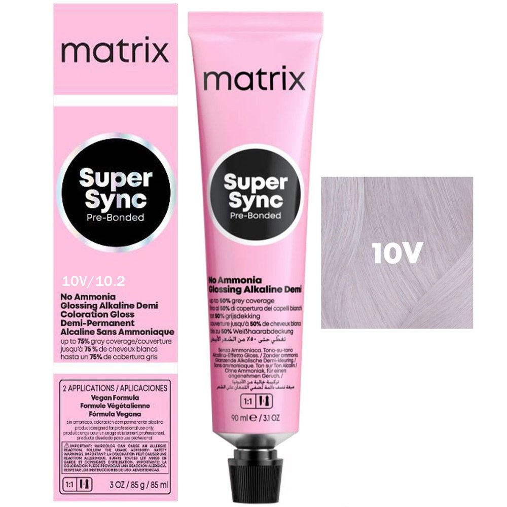 Matrix Super Sync 10V Очень-очень светлый блондин перламутровый 90 мл