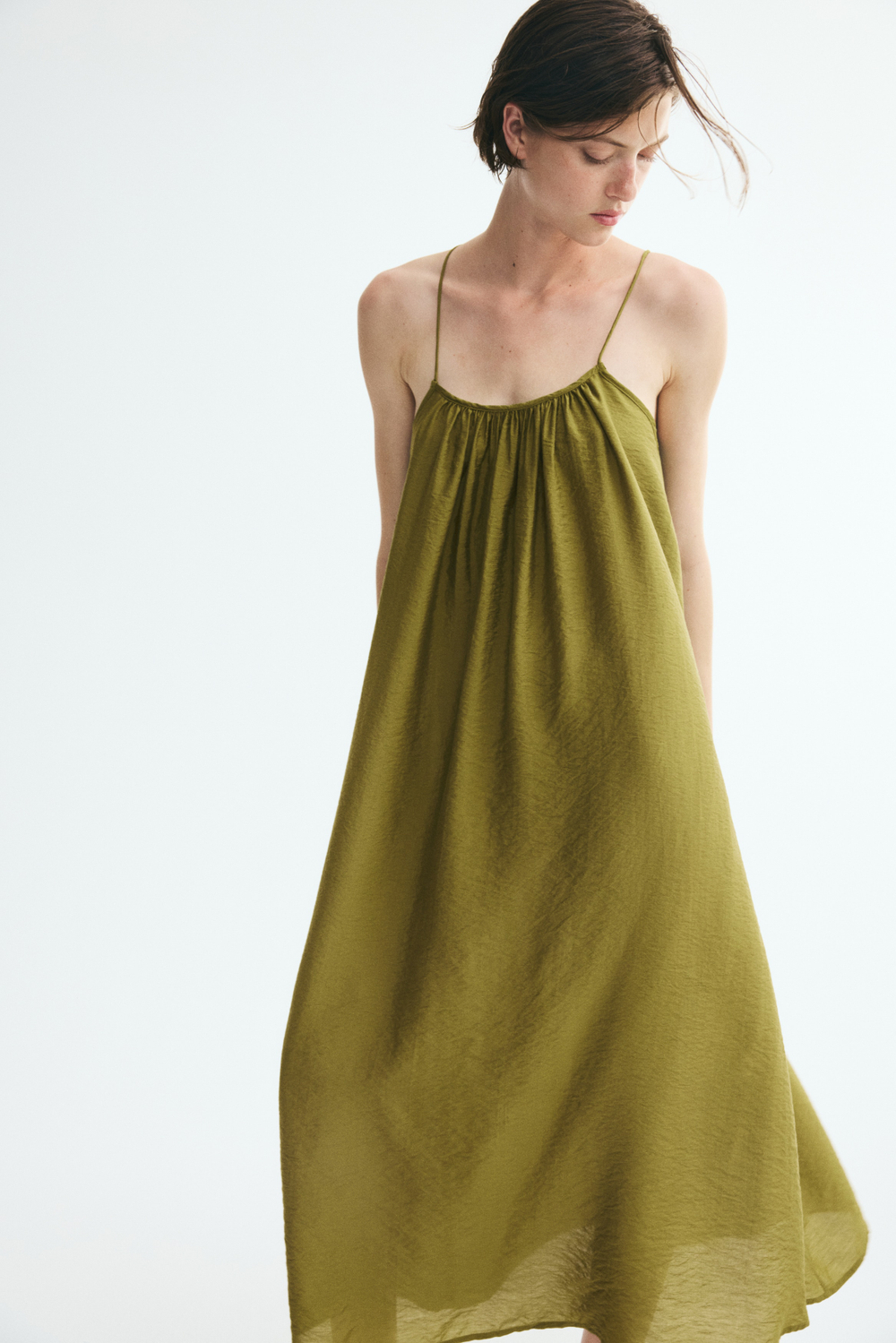 Платье макси на завязках - H&M