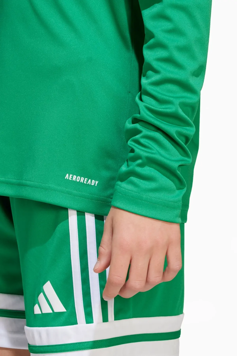 Футболка с длинными рукавами adidas Squadra 25 Детская - зеленый