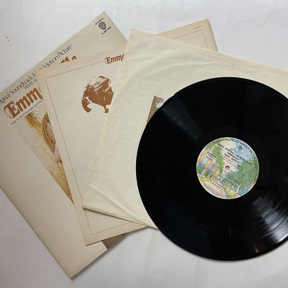 Винтажная виниловая пластинка LP Pierre Bachelet and Herve Roy Emmanuelle Sound Track (Japan 1974) (No Obi)