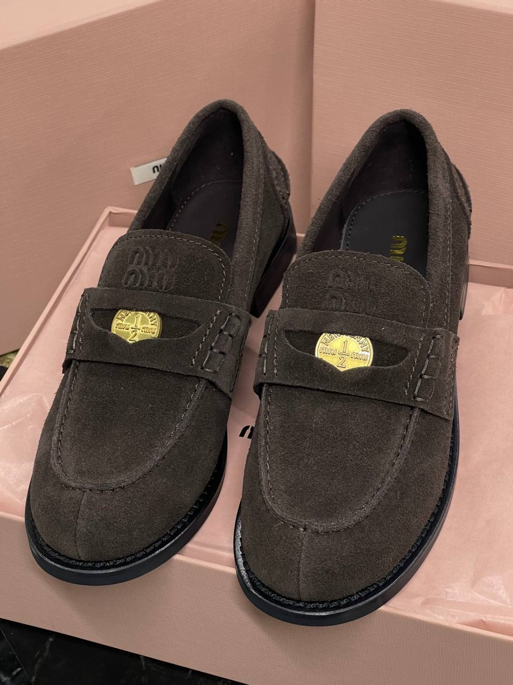 Лоферы Miu Miu