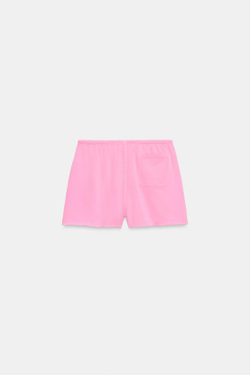 ZARA НЕОНОВЫЕ ШОРТЫ, НЕОНОВЫЙ РОЗОВЫЙ