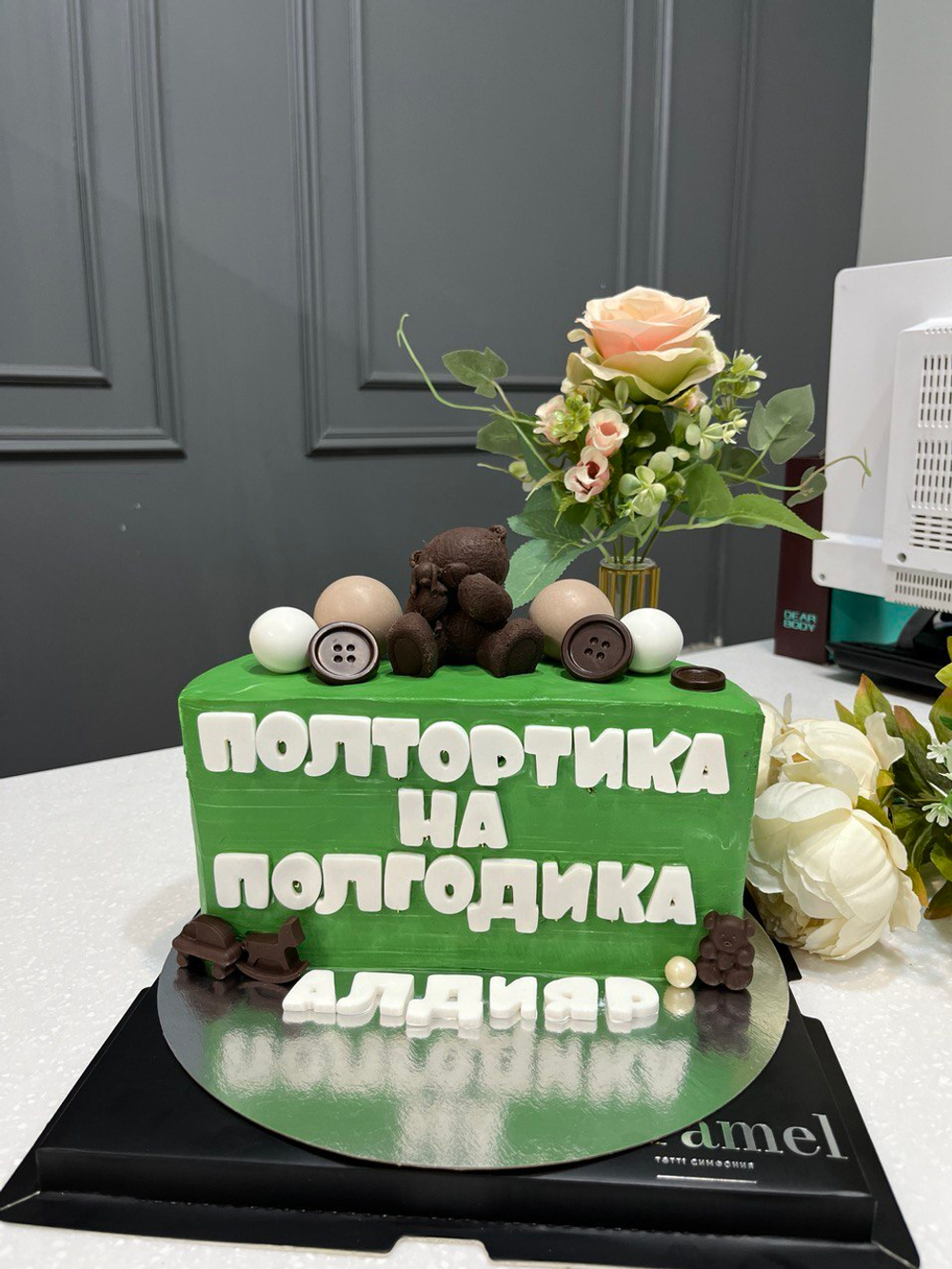 Торт на день рождения, торт на день рождения мальчика, торт на полгодика,