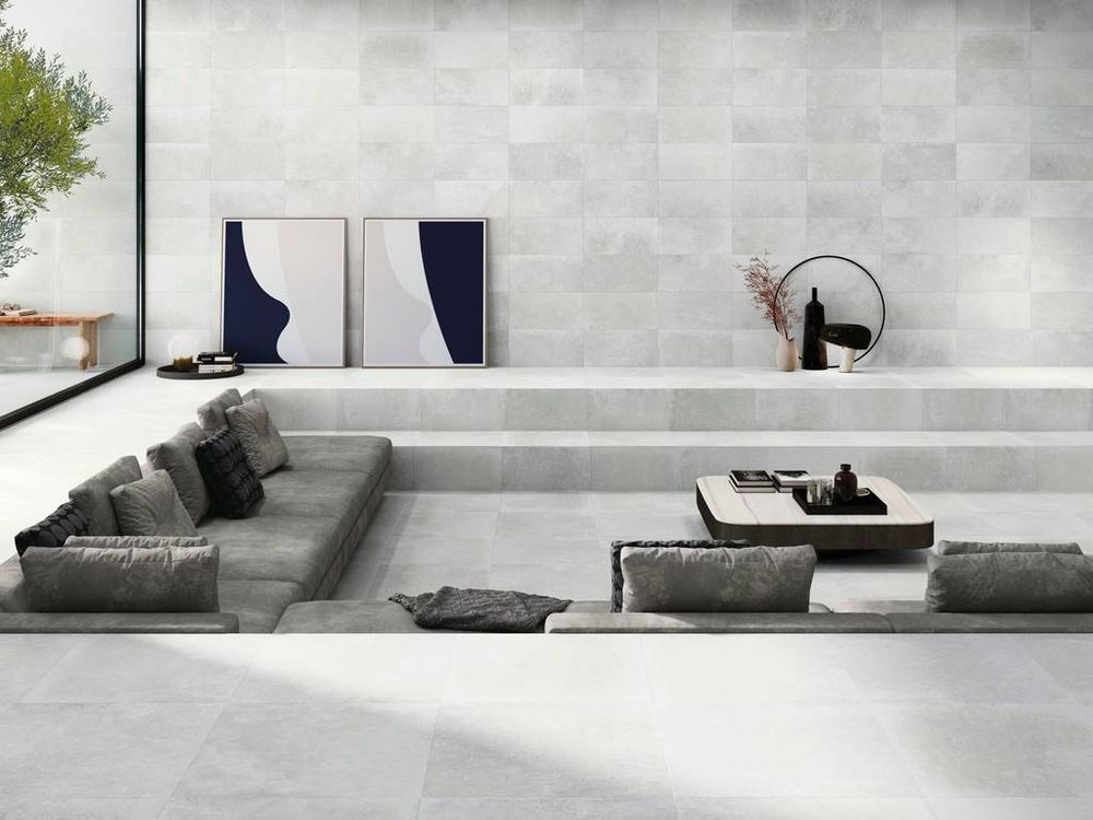 Terraslab, Midtown White Base C3/R11 Antislip 900х900х20мм 1шт/уп - керамогранит уличный