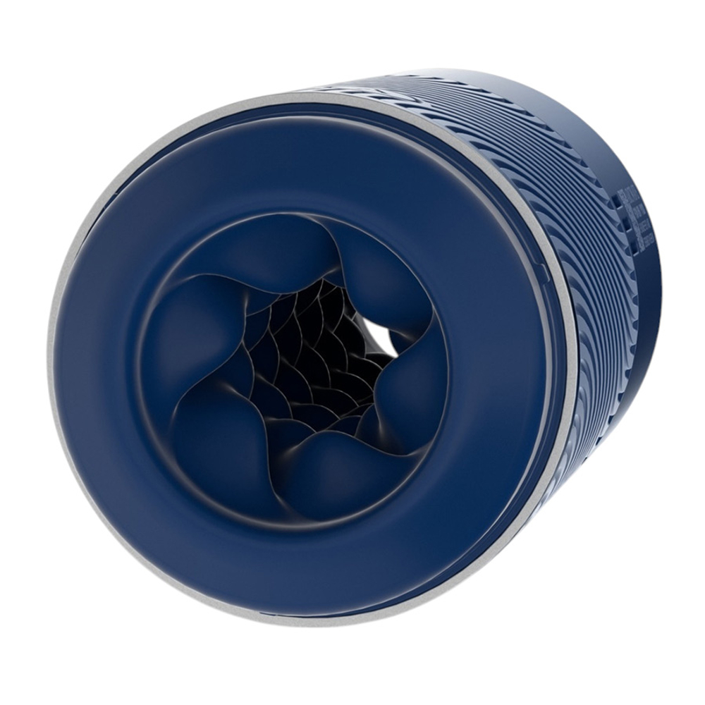Синий мастурбатор 18см с регулируемым эффектом вакуума ARCwave Pow Silicone Dual-Entrance Suction Control Male Masturbator Blue