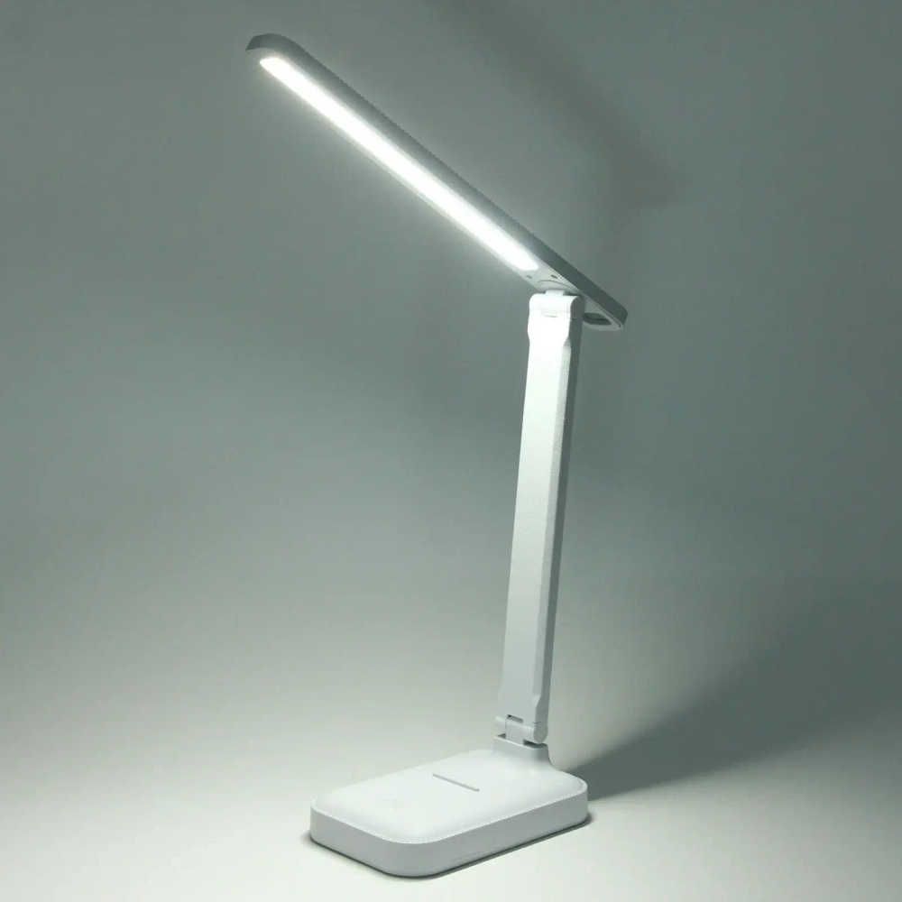 Настольная лампа «Work» 25*9*29 см LED c подставкой для телефона, USB 5v10w, Белый