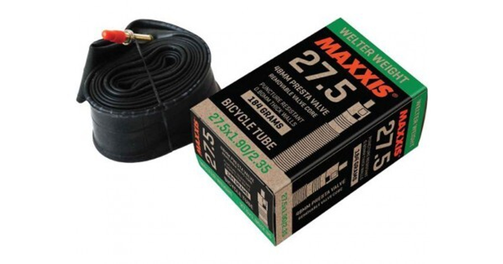Камера Maxxis Welter Weight 27.5x1.90/2.35 0.9 мм вело нип. (IB75078100 => IB75078400)