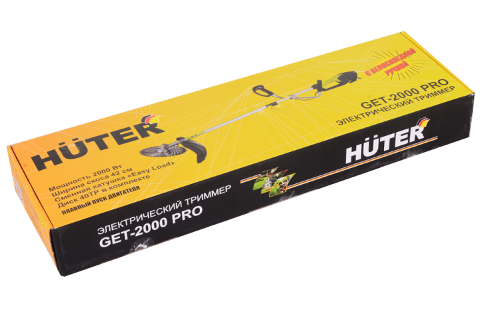Электрический триммер Huter GET-2000 PRO