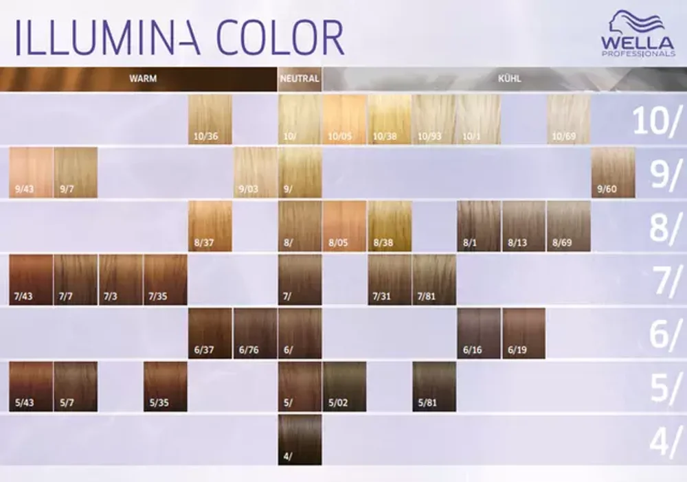 Wella Illumina Color 9/03 Очень светлый блонд натуральный золотистый