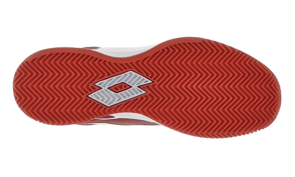Теннисные кроссовки Lotto Mirage 100 II Clay - grenadine red/tawny red/nectarine