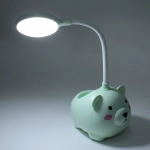 Настольная лампа «Marmalade-Мишка» LED 34*12*9см цвет зеленый, с подстаканником