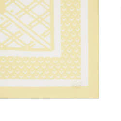 Теннисная бандана Lacoste Print Scarf - yellow/flour