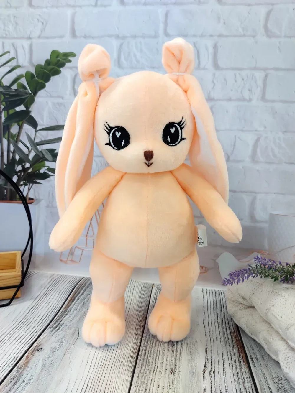 Мягкая игрушка зайка для сна новорожденных