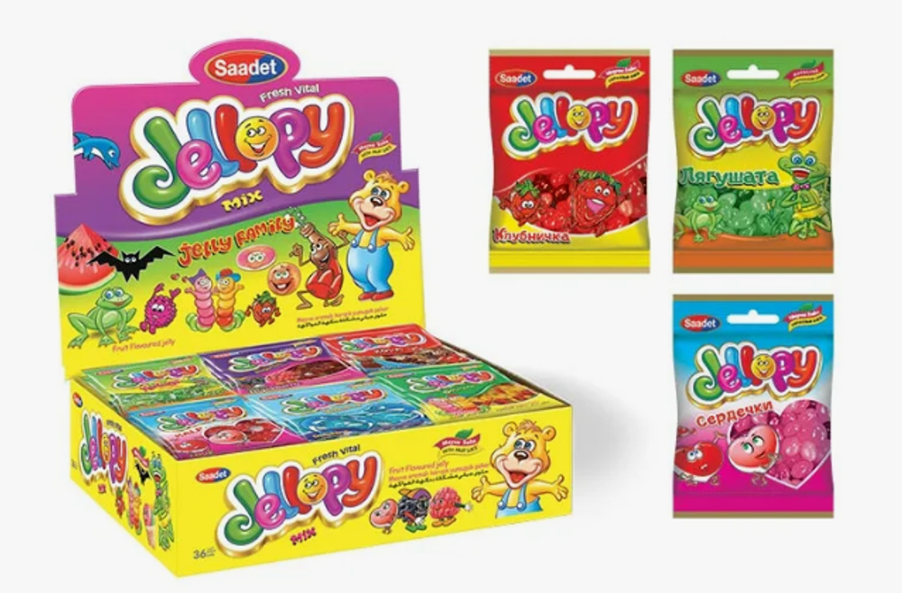Мармелад Jellopy Звездочки (900 г в уп) вес