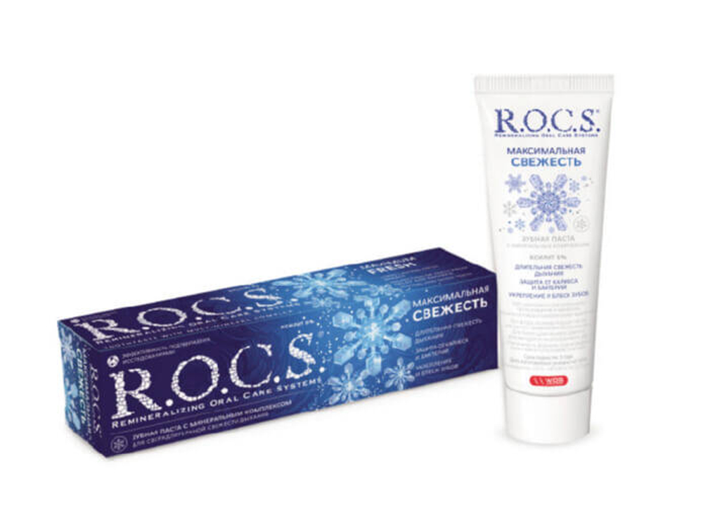 Зубная паста ROCS Максимальная свежесть 94 г