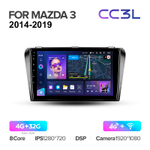 Teyes CC3L 9"для Mazda 3, Axela 2014-2019