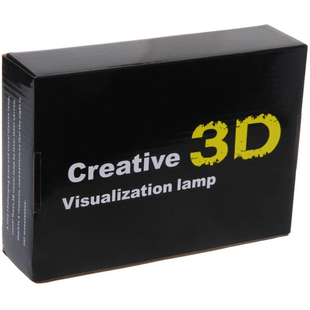 Светильник ночник «3D-Лотос» на пластиковой подставке, с включателем USB