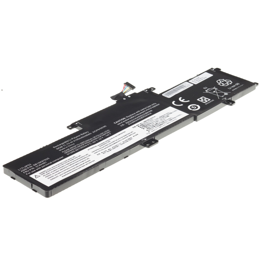 Аккумулятор iBatt 4100mAh для ноутбука Lenovo ThinkPad L380, L390