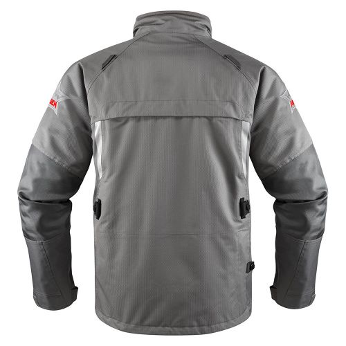 Купить Мотокуртка Текстильная Icon Raiden DKR Monochromatic / Серый