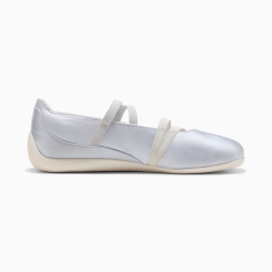 PUMA Женские кроссовки-балетки Speedcat Satin, серебряный