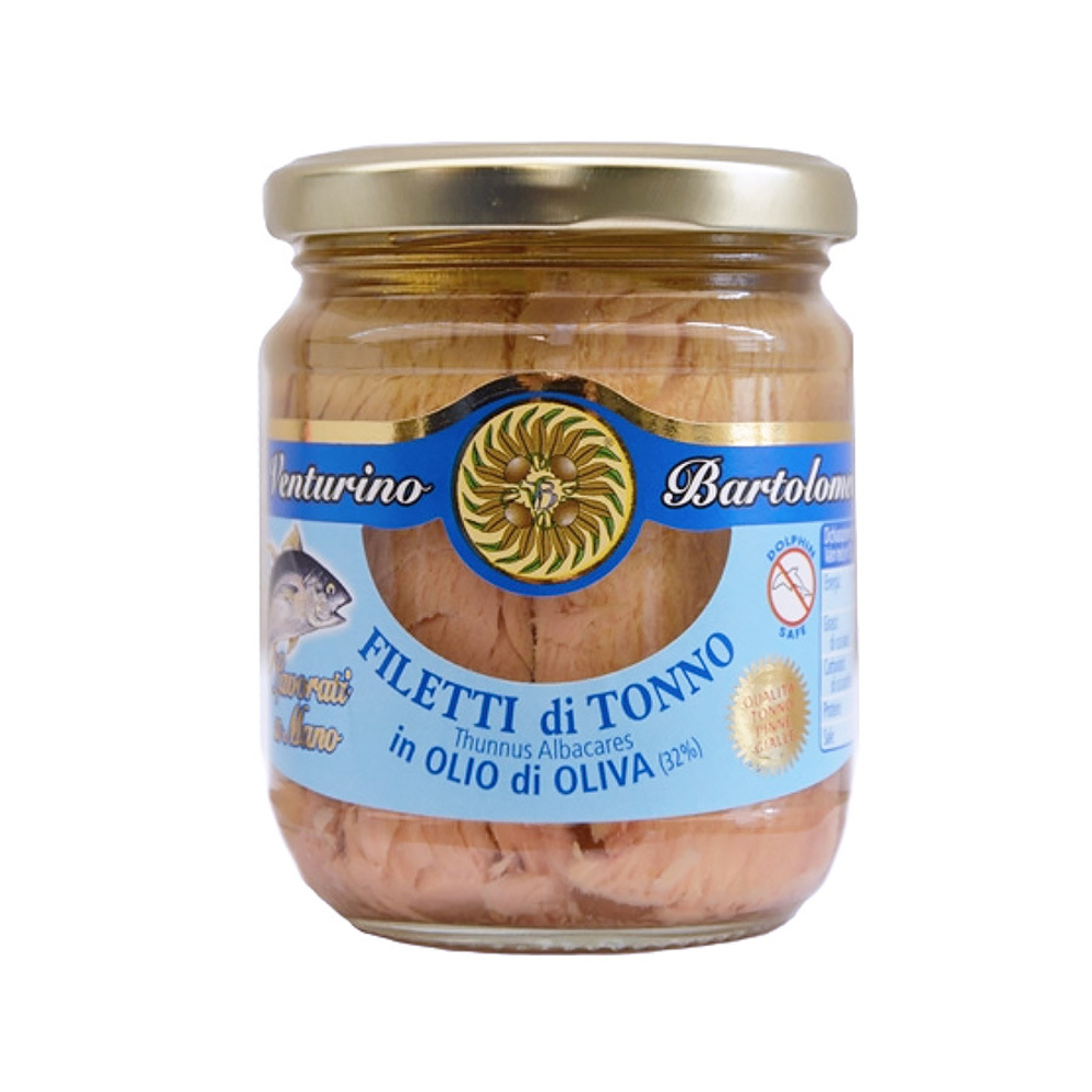 Тунец в оливковом масле (tonno yellowfin), ВЕНТУРИНО, 185г