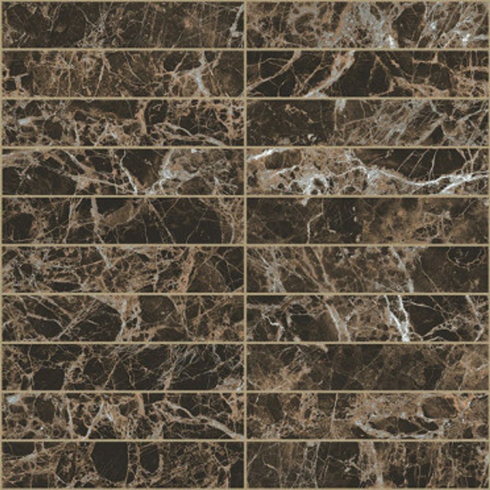 Мозаика BIJOUX MARRON IMPERIAL GLO MOS (3x15) (767573)