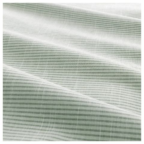 Комплект постельного белья IKEA BERGPALM (БЕРГПАЛМ), Двуспальный, Зеленый, 240x220, 50x80 см
