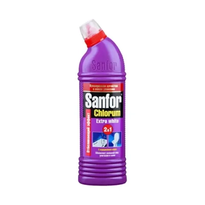 Гель чистящий SANFOR Special Black для генеральной уборки туалетной комнаты 750мл