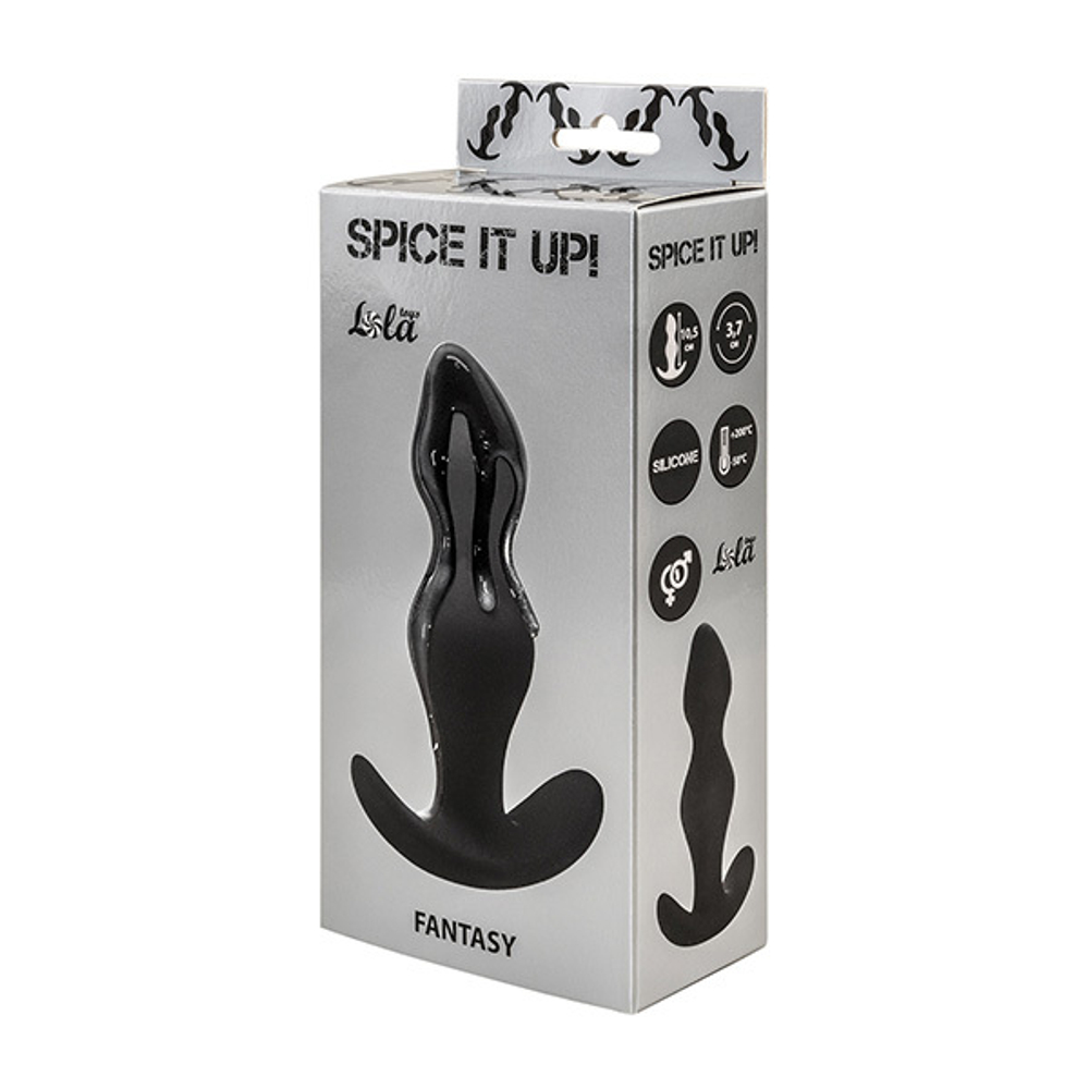 Анальная пробка 12,5см Lola Games Spice it up Fantasy Black 8006-01lola