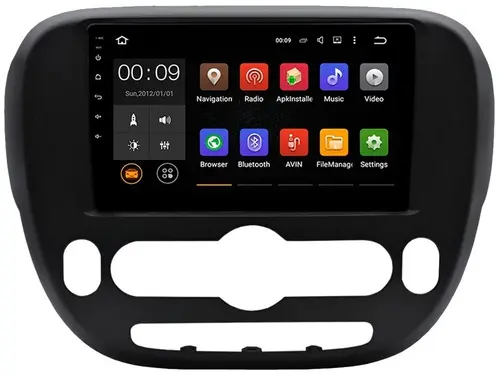 Магнитола для KIA Soul 2 2014-2019 (климат) - Airok RX-2320-N14 Android 13, Быстрая, SIM-слот