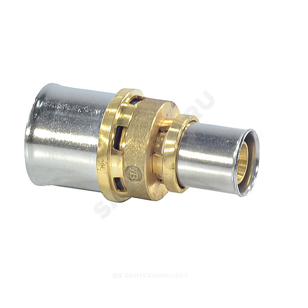 Муфта переходная для МП/PE-X труб латунь пресс Дн 20х16 RM103 Giacomini RM103Y010