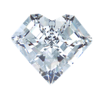 Фианит Сердце Пиксель от 4,00x3,50 до 6,00x5,20 мм